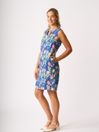 Foil Sun-Sational Linen Dress