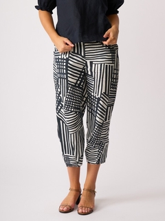 Foil Triumphant Linen Pant-style-MCRAES