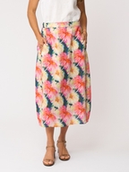 Foil Speaks Volumes Linen Skirt