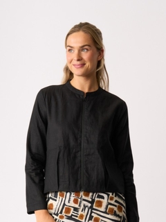 Preen Bubble Hem Linen Jacket-style-MCRAES