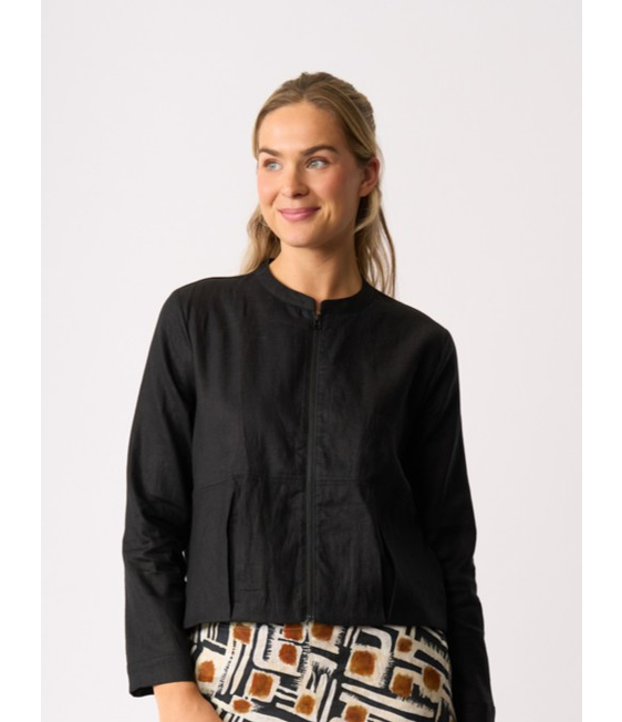 Preen Bubble Hem Linen Jacket