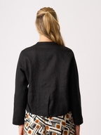 Preen Bubble Hem Linen Jacket