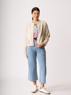 Preen Bubble Hem Linen Jacket