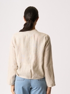 Preen Bubble Hem Linen Jacket