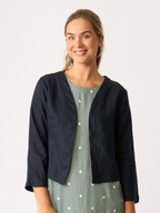 Foil Gather Again Linen Jacket