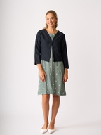 Foil Gather Again Linen Jacket