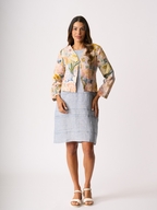 Foil Gather Again Linen Jacket