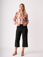 Foil Gather Again Linen Jacket