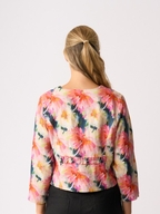 Foil Gather Again Linen Jacket