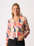 Foil Gather Again Linen Jacket