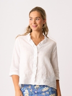 Foil Total Frill Linen Shirt