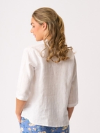 Foil Total Frill Linen Shirt
