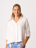 Foil Total Frill Linen Shirt