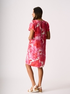 Foil Tulip Sleeve Dress