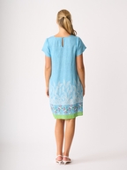Foil Tulip Sleeve Dress