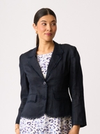Foil Blazing The Saddles Linen Blazer