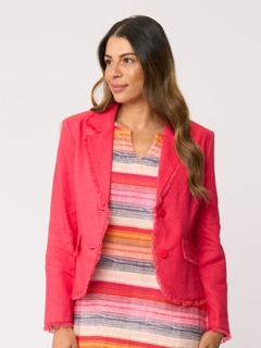 Foil Blazing The Saddles Linen Blazer-style-MCRAES