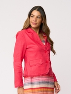 Foil Blazing The Saddles Linen Blazer