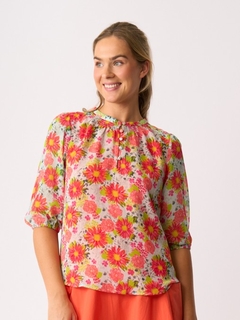 Memo Scoop Neck Blouse-style-MCRAES