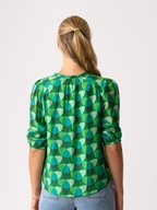 Memo Scoop Neck Blouse