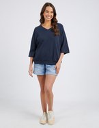 ELM Mazie Vee Neck Top