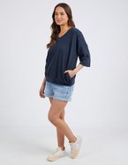 ELM Mazie Vee Neck Top