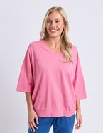 ELM Mazie Vee Neck Top