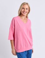 ELM Mazie Vee Neck Top