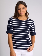 Vassalli Hudson Round Neck Top