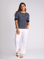 Vassalli Hudson Round Neck Top