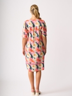 Foil Linen Trim Time Dress