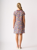 Foil A Line Dress