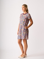 Foil A Line Dress