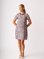Foil A Line Dress
