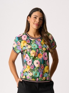 Memo Knit Back Round Neck Top-style-MCRAES
