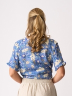 Preen Linen Ruffles & Scoop Hem Top
