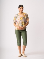 Preen Linen Ruffles & Scoop Hem Top
