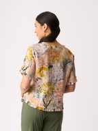 Preen Linen Ruffles & Scoop Hem Top