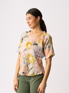 Preen Linen Ruffles & Scoop Hem Top