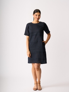 Foil Crowd Favourite Linen Dress-style-MCRAES