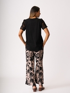 Foil Pull On Straight Trouser