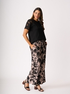 Foil Pull On Straight Trouser