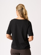Esplanade V Neck Elbow Sleeve Tee