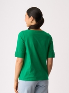 Esplanade V Neck Elbow Sleeve Tee