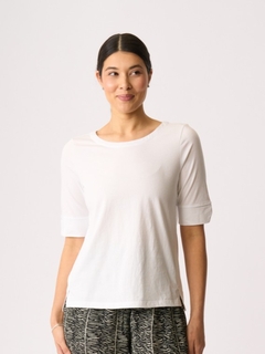 Esplanade Wide Neck Elbow Sleeve Tee-style-MCRAES