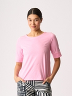 Esplanade Wide Neck Elbow Sleeve Tee