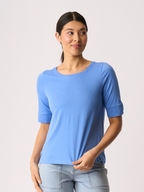 Esplanade Wide Neck Elbow Sleeve Tee
