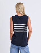 ELM Striped Knt Tank