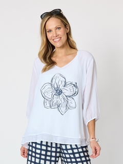 Clarity Camellia Top-style-MCRAES
