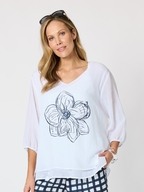 Clarity Camellia Top